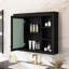 Armoire à pharmacie de 35 po x 27,5 po, armoire de rangement murale pour salle de bain, armoire de salle de bain moderne avec miroir, armoire à miroir avec 6 tablettes ouvertes (meuble-lavabo non inclus)