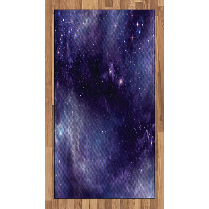Tapis décoratif aubergine, Rectangle 2 pi 7 po x 5 pi
