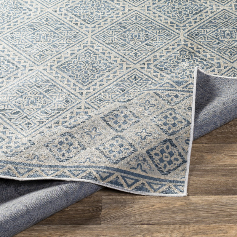 Tepper Viscose Southwestern Indoor Rug, Rectangle 5'3" x 7'7"