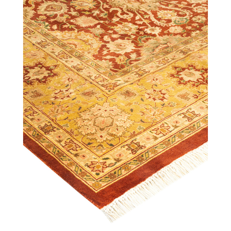 Classic One-of-a-Kind 6' 3" x 9' 2" Hand Knotted Area Rug