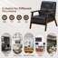 Parthenia Faux Leather Accent Chair