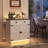 Delmonta 31.5" Sideboard With LED Light-1112632982
