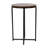 Hampstead Collection End Table - Modern Laminate Accent Table with Crisscross Frame-850828329-850828343