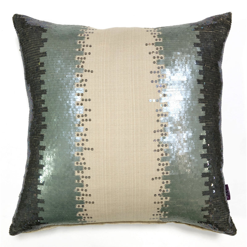 Square Pillow Cover and Insert, Sage