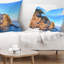 Coussin lombaire en italie cinque manarola village mer terre