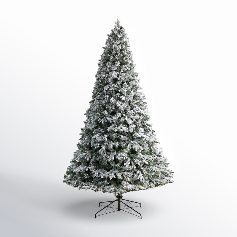 Lighted Artificial Christmas Tree, 9' H