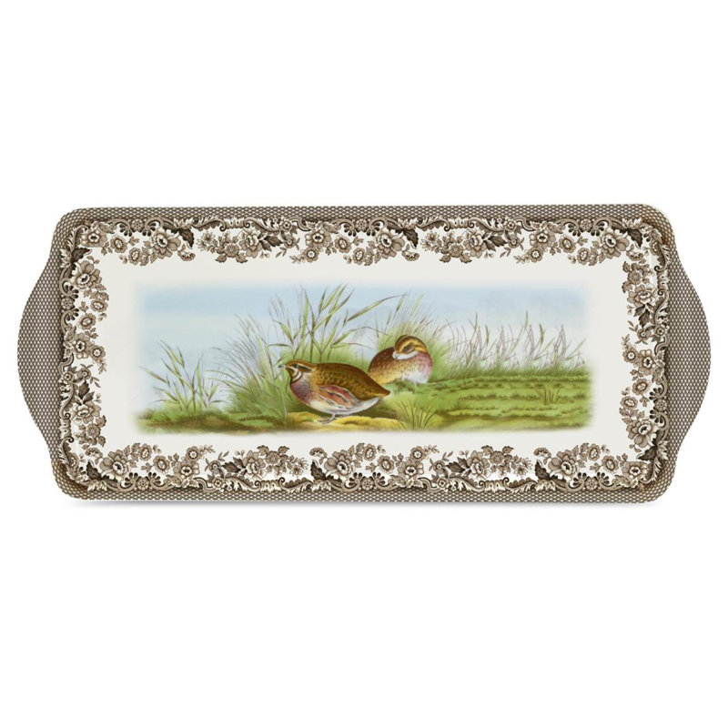 Pimpernel Woodland Melamine Sandwich Tray 15.1 X6.5"
