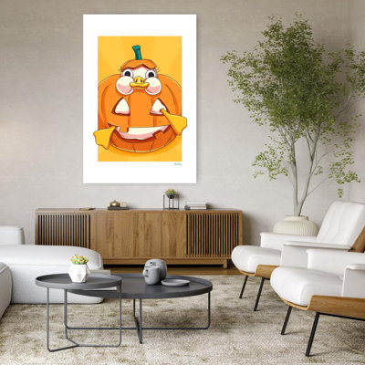 «Halloween Duck», art mural contemporain