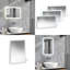 Selfridge Glass Flat Wall Mirror