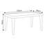 Ahuva Outdoor Dining Table , cm W cm D-196819493-196819490