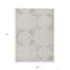 Tapis intérieur / extérieur géométrique lavable taupe et brun 9 pi x 12 pi