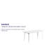 Eure 31.5" x 63" Rectangular Metal Indoor-Outdoor Table - Industrial Table-53661129