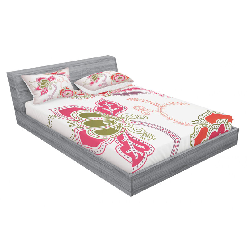Microfiber Sheet Set, Queen Sheet Set with Fitted Sheet