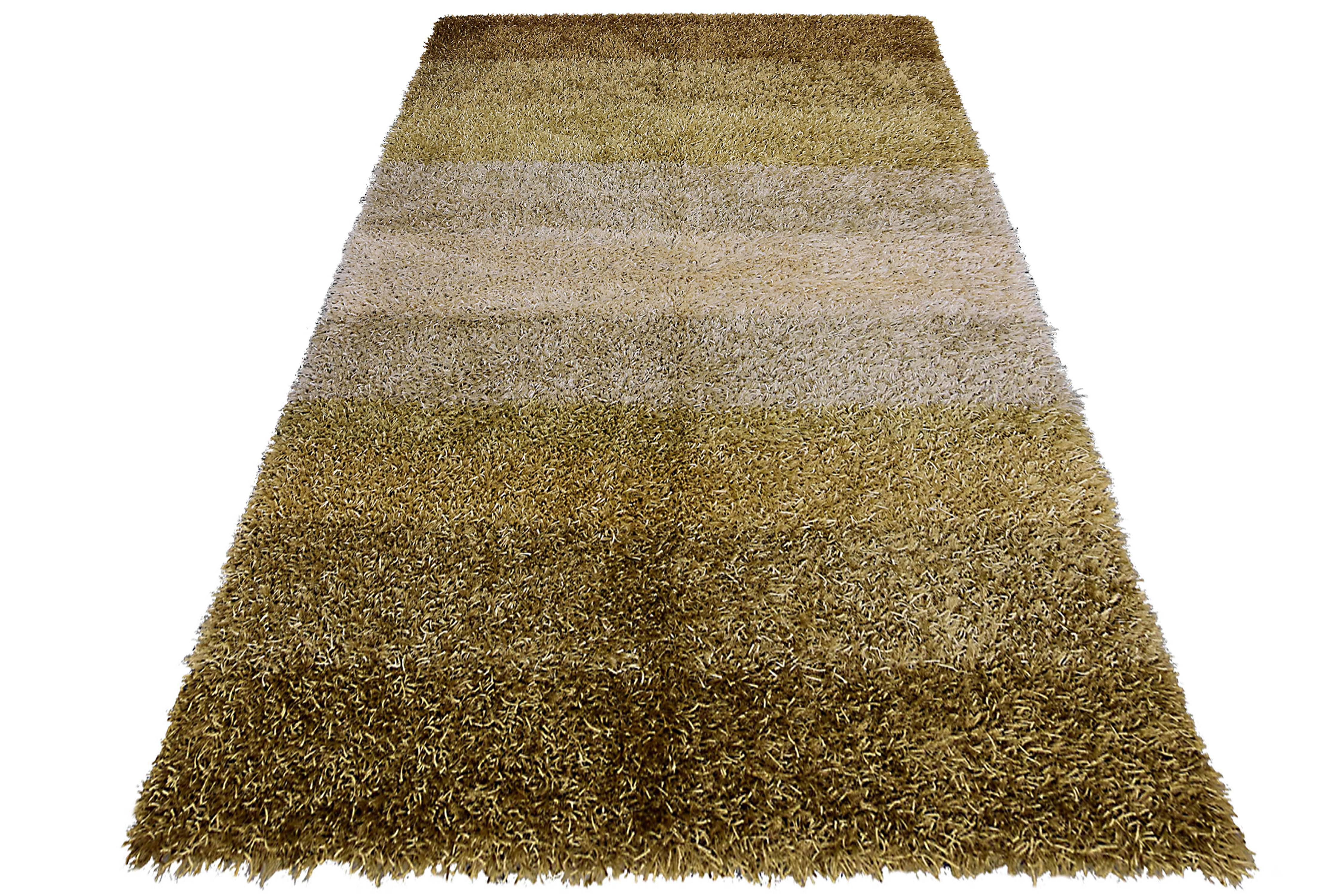 Behag Open Rug Bakero Kerala Handmade Shag Beige Rug | Wayfair.co.uk