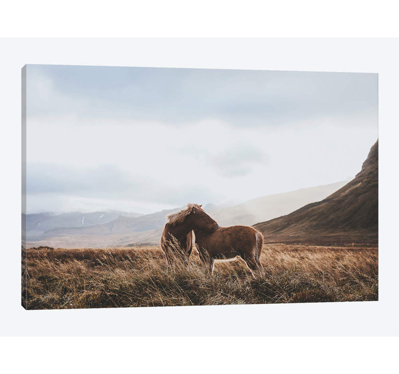 «Islande VII» par Luke Anthony Gram, impression sur toile tendue, H 26 po x l 40 po x P 1,5 po, Toile tendue, Pas de tapis