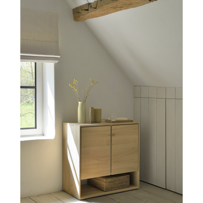 Nordic 31.5'' W Solid Wood Sideboard