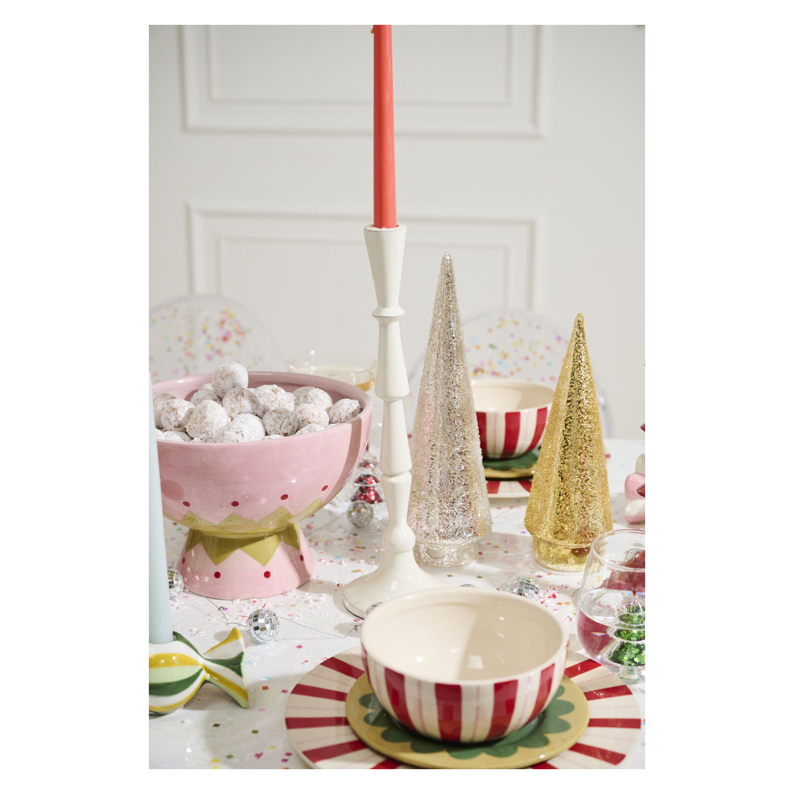 Candy Coated Candleholder 4"x 14"
