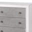 Commode Katia à finition blanche vieillie (Commode)