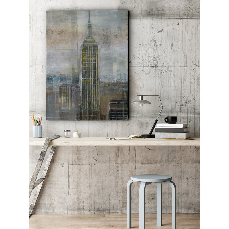 " Empire City ", 24" H x 32" W x 1.5" D
