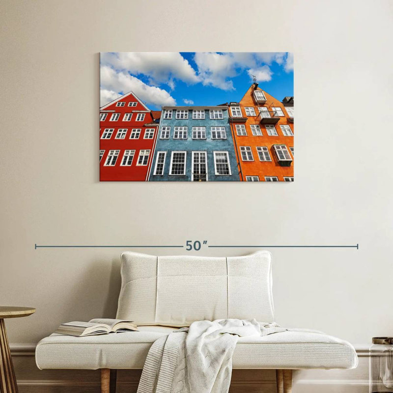 Copenhagen Architecture, 24" H x 36" W