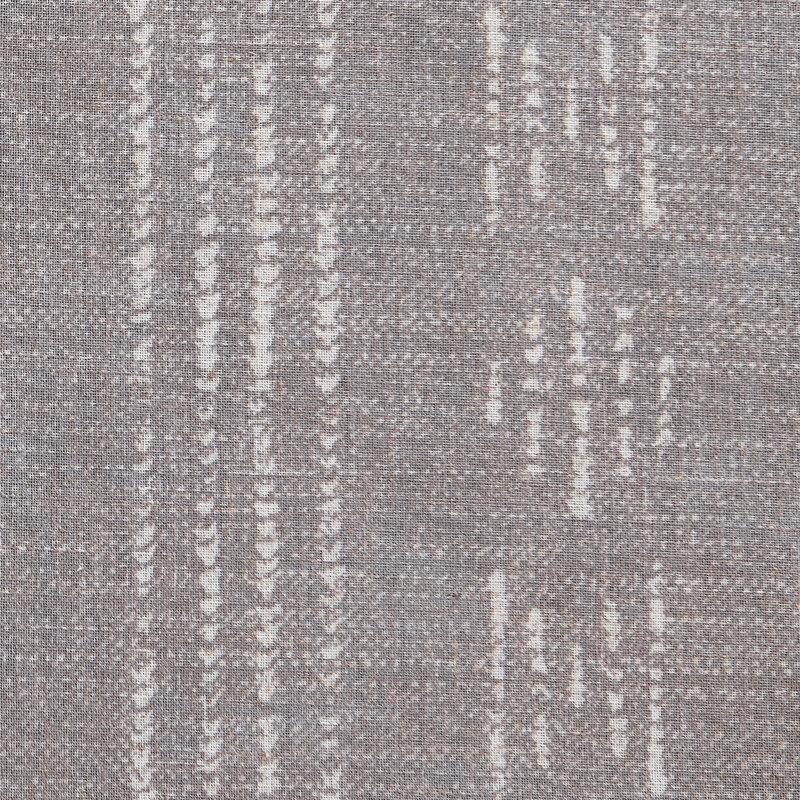 Amadas Linen Semi-Sheer Rod Pocket Curtain Pair, 52" W x 63" L, White/Gray