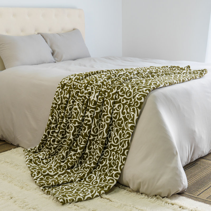 Throw Blanket, Military Olive