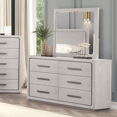 Commode contemporaine Crowthorne, chêne blanc
