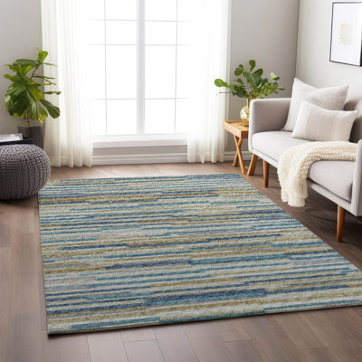 Premium Machine Washable Mayfield AMF114 Abstract Rug