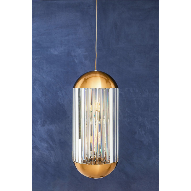 Amaud 6 - Light Bronze Lantern Pendant