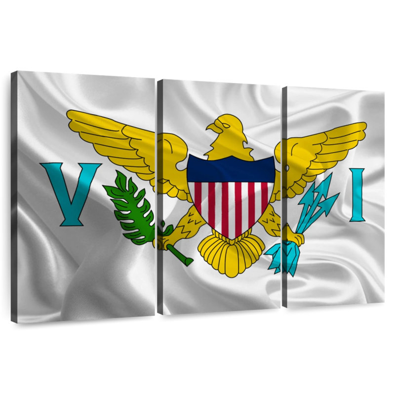 Borges United States Virgin Islands Flag, 42" H x 65" W
