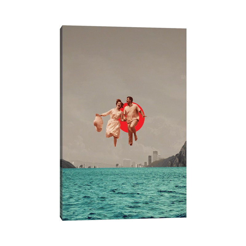 Don't Look Back by Frank Moth - Print on Canvas, 45.72cm H x 30.48cm W x 1.91cm D, Wrapped Canvas