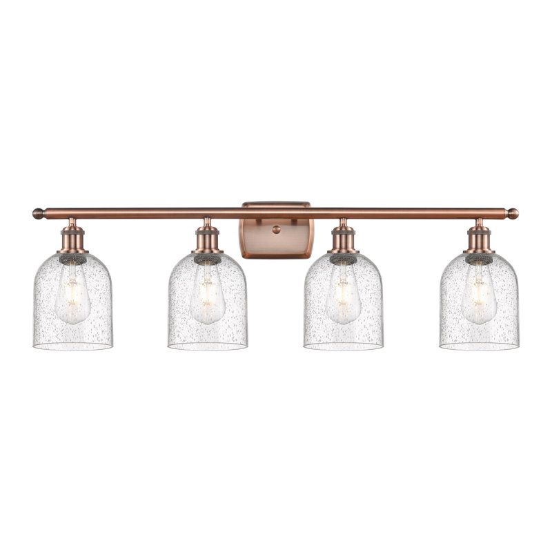 Anacaren 4 - Light Dimmable Vanity Light, Seedy, Antique Copper