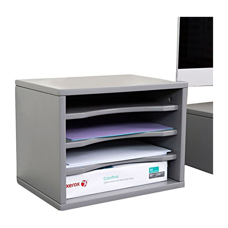 Babb Wood Stackable Paper Organizer