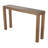 Wood Brown Console Table with Bench Set