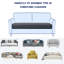 Housse extensible pour causeuse à coussins carrés / rectangulaires extensible-34354820