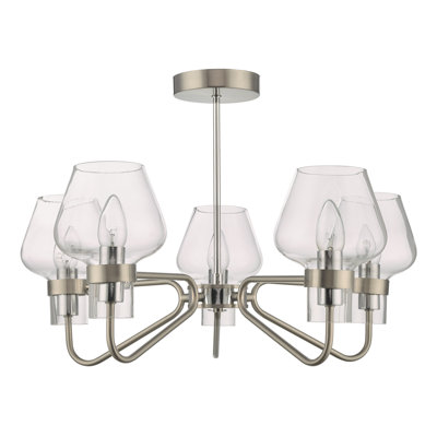 Holsworthy Glass Semi Flush Mount