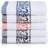 6-Piece Cotton Towel Set, Decorative Greek Pattern, Home Essentials, Absorbent Towels, Bath Decor, Spa, Resort, Includes 2 Hand, 2 Face And 2 Bath Towels-111682956
