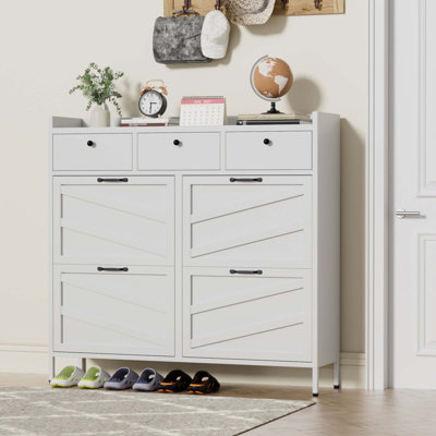 Armoire à chaussures en métal
