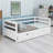 Daybed Frame with Pull-Out Trundle Set-434476255