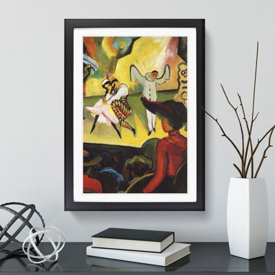 Russian Ballet by August Macke - Picture Frame Painting