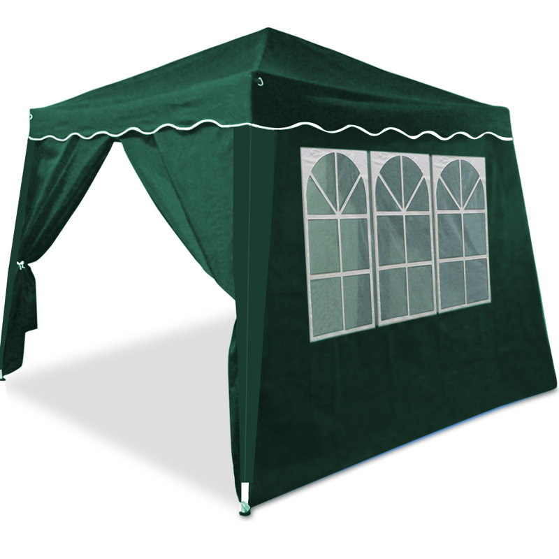 Darla Fabric Side Wall for Gazebo, Green