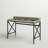 Ciel Metal Base Writing Desk with Power Outlet
