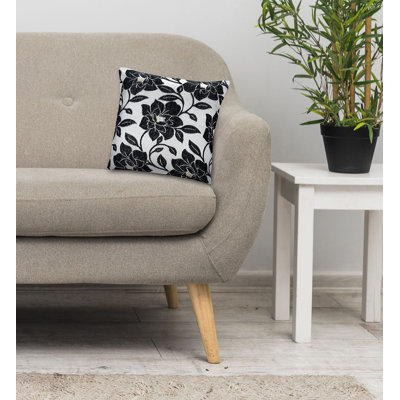 Darionne Floral Square Throw Cushion