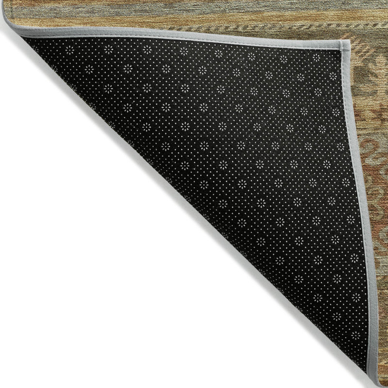 Claritha Beige Washable Indoor-Outdoor Rug - LOOMLAN, 9' x 12'