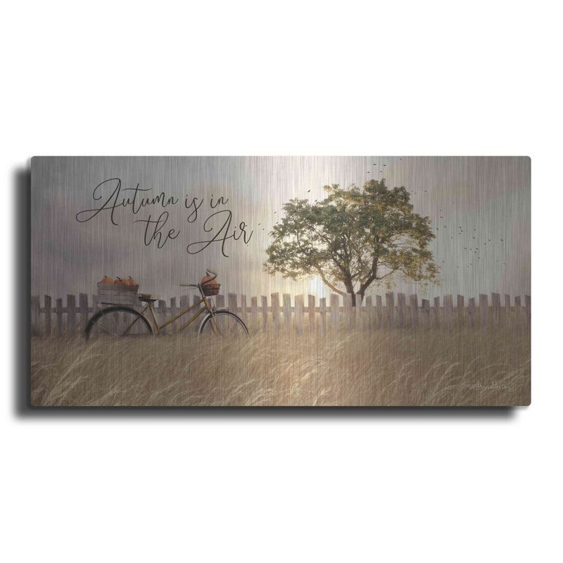 " Autumn Is In The Air " by Lori Deiter, 12" H x 24" W