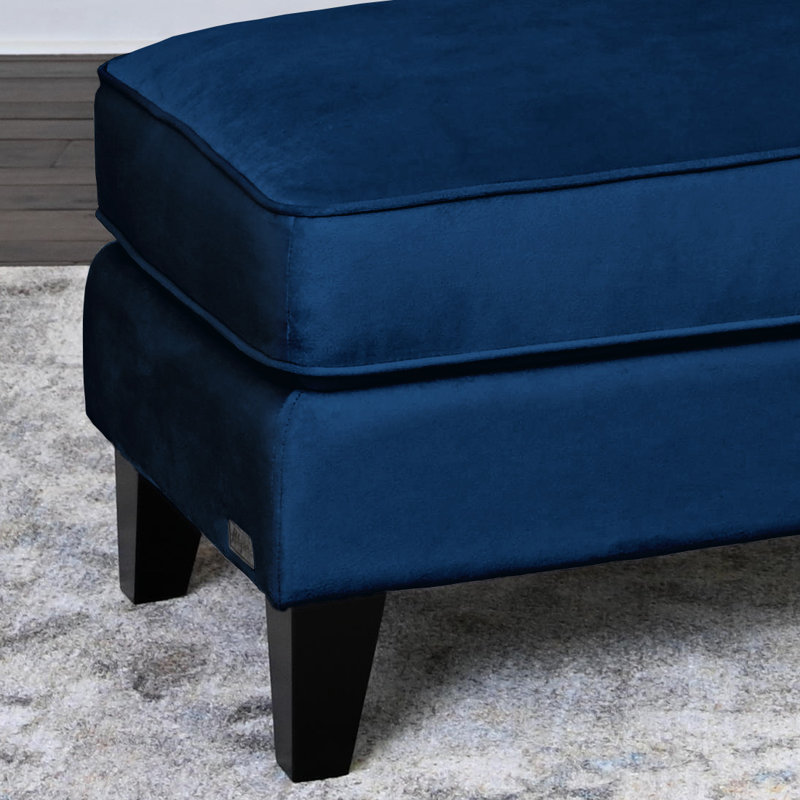 Repose-pieds Asriel, Polyester bleu marine