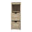 Dune Farmhouse Bathroom Storage Organizer with Drawers and Open Shelf-95375548