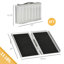Neoglint Aluminum Foldable 24 in. L Portable Ramp
