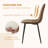 Upholstered Side Chairs With Metal Legs,Armless Dining Chair For Living Room,Kitchen,Dining Room-1312306677-1325694423