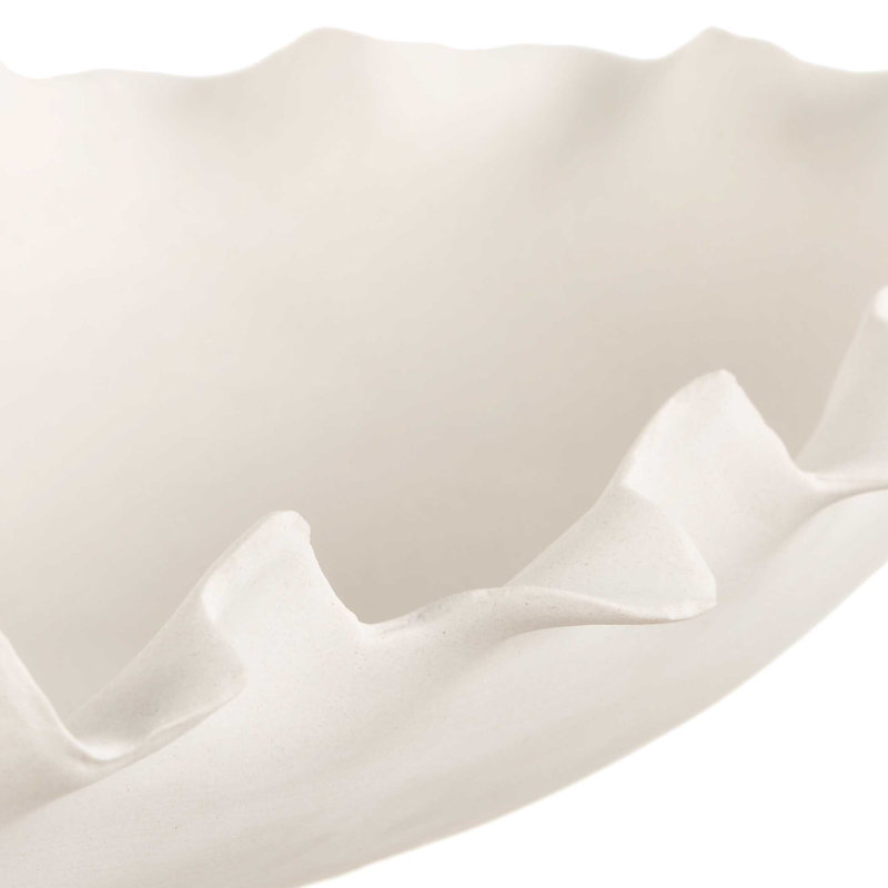 Bol blanc Uttermost Ripple Crest